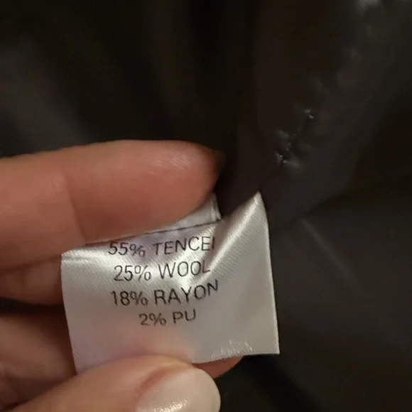 The Frankie Shop oversized wool blazer brown mushroom taupe - Picture 9 of 12